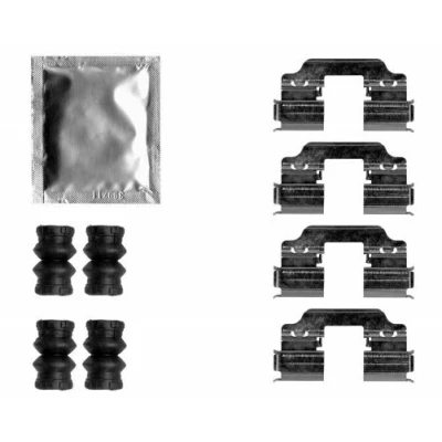 Imagem de TEXTAR 82547800 Kit de acessórios, pastilhas travão