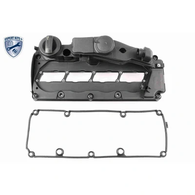 Imagem de VAICO V10 5524 tampa de Válvulas com junta da válvula parafusos, purga, fecho AUDI: A4 B8 Avant