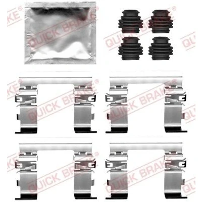 Imagem de QUICK BRAKE 109 0200 Kit de acessórios, pastilhas travão PEUGEOT: 5008 II