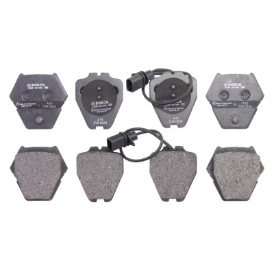 Imagem de BOSCH 0 986 424 690 Jogo de pastilhas para travão disco Baixo teor metálico com sensor desgaste integrado chapa anti ruído AUDI: A4 B5 Avant