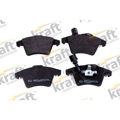 Imagem de KRAFT 6000194 Jogo de pastilhas para travão disco Eixo dianteiro incl. contacto aviso desgaste VOLKSWAGEN: Transporter 5 Bus,
