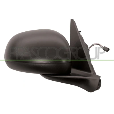 Imagem de Espelho retrovisor Prasco FT0407313P com sensor Premium à direita preto elétrico aquecível, convexo FIAT: 500L