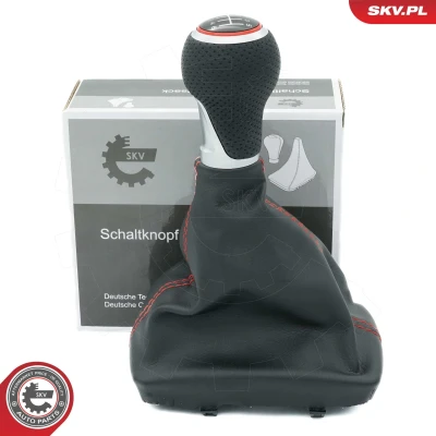 Imagem de ESEN SKV 63SKV413 Manete de mudanças 6 velocidades Couro AUDI: A4 B7 Avant, B6 Sedan