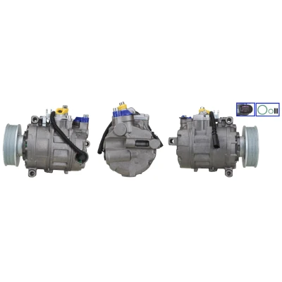 Imagem de LUCAS ACP498 Compressor PAG 46 R 134a com juntas VOLKSWAGEN: Passat B5 GP Sedan, Variant, AUDI: Q7