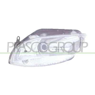 Imagem de PRASCO SK3244804 Farol Principal esquerda H4 transparente com motor de regulação do alcance dos faróis SKODA: Roomster, Fabia 2