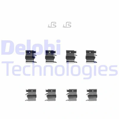 Imagem de DELPHI LX0366 Kit de acessórios, pastilhas travão MAZDA: MX 5 2, I, SUZUKI: Grand Vitara 1 SUV