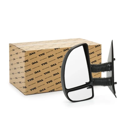 Imagem de espelho retrovisor Blic 5402 04 9251911P esquerda preto manual braço do comprido, com grande angular, convexo