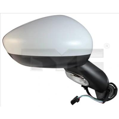 Imagem de Espelho retrovisor Tyc 305 0169 à direita com subcapa para regulação eléctrica dos espelhos, convexo, sensor de temeperatura