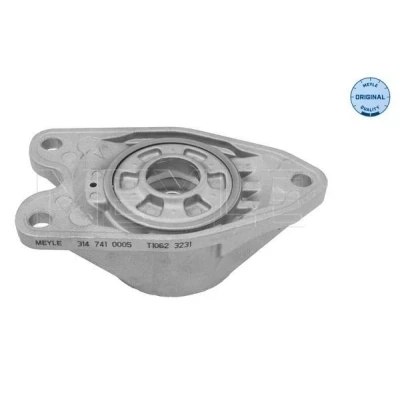 Imagem de MEYLE 314 741 0005 Suporte de apoio do conjunto mola / amortecedor Eixo traseiro, ambos os lados sem rolamentos esferas BMW: 1 Hatchback