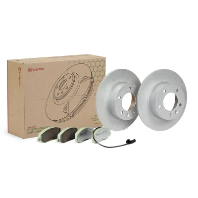 Imagem de BREMBO KT 10 035 Kit de travões cheio sem acessórios com parafusos incl. contacto aviso desgaste