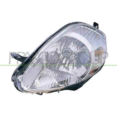 Imagem de PRASCO FT3424824 Farol Principal esquerda H4 amarelo para circulação pela direita com motor elétrico de regulação do alcance dos faróis