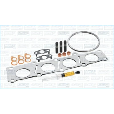 Imagem de AJUSA JTC11700 Kit de montagem, turbocompressor with studs, syringe oil com juntas instruções montagem FORD: MONDEO 4 Turnier, S Max Mk1