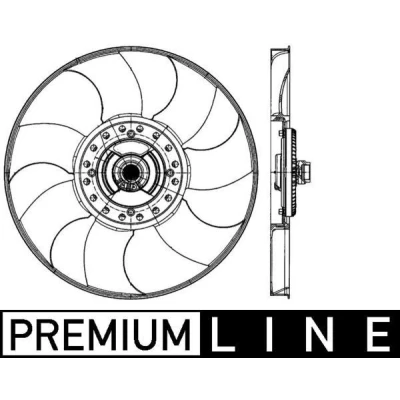 Imagem de MAHLE ORIGINAL CFF 489 000P Ventilador de Radiador 400 térmico FORD: Transit Mk6 Minibus
