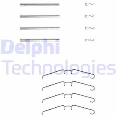 Imagem de DELPHI LX0157 Kit de acessórios, pastilhas travão