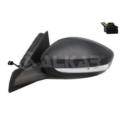 Imagem de Espelho retrovisor Alkar 6139726 esquerda com subcapa elétrico aquecível, convexo