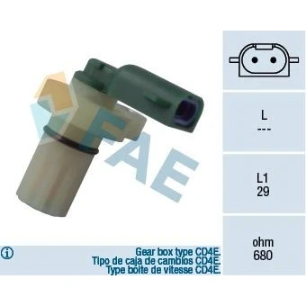 Imagem de FAE 79087 Gerador de Impulsos 2 FORD: MONDEO 3 Kombi