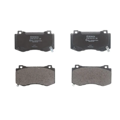 Imagem de BOSCH 0 986 494 870 Jogo de pastilhas para travão disco Baixo teor metálico com avisador sonoro desgaste chapa anti ruído