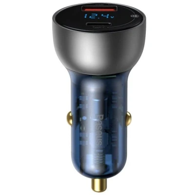 Imagem de Baseus Particular CCKX C0A Carregador de telemóvel para carro QUICK CHARGE 3.0, Power Delivery 2 côr prata