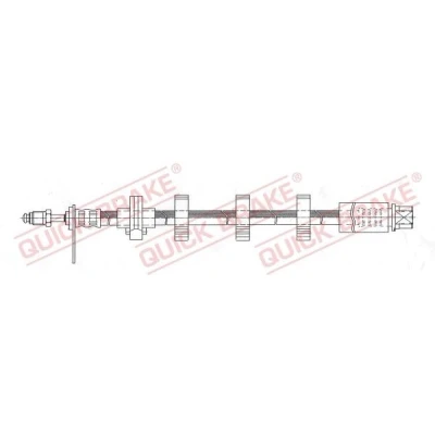 Imagem de QUICK BRAKE 32.985 Mangueira de Travão 535mm M10x1 com rosca interior, exterior PEUGEOT: 406 Sedan
