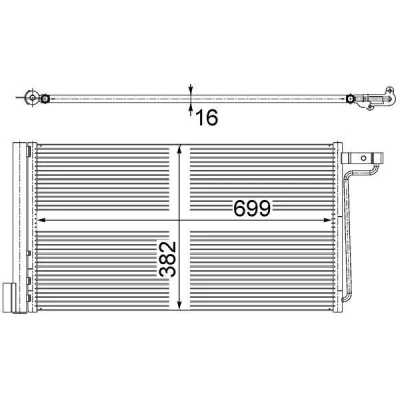 Imagem de MAHLE ORIGINAL AC 29 000S Condensador com secador 680 FORD: FOCUS 3 Turnier