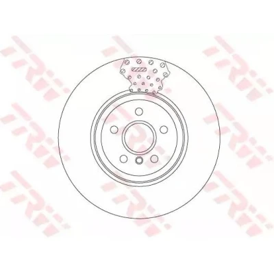 Imagem de TRW DF6605S disco de travão 370 30 5 120 ventilado, duas peças alto carbono BMW: 3 Touring, Sedan, 4 Gran Coupe