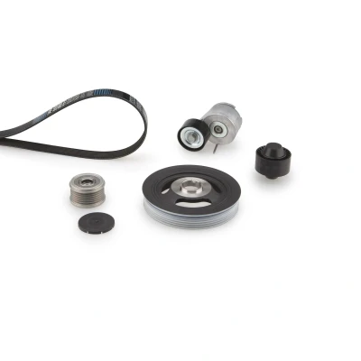 Imagem de GATES K386PK1708 Jogo de correias trapezoidais estriadas com polia da corrreia cambota, roda livre CITROËN: C5 II Hatchback