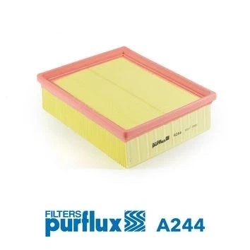 Imagem de PURFLUX A244 Filtro de ar 57 165 211 Cartucho filtrante OPEL: Corsa B Hatchback, Van, Combo Van