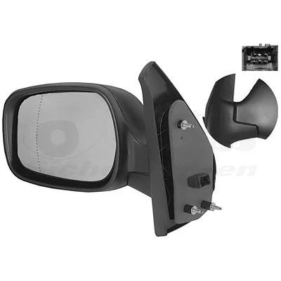 Imagem de Espelho retrovisor Van Wezel 4310817 esquerda completo, não esférico, para regulação eléctrica dos espelhos, aquecível RENAULT: Kangoo I
