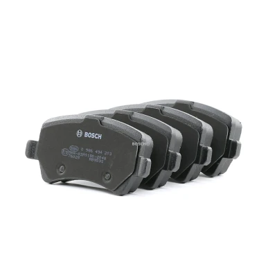Imagem de BOSCH 0 986 494 213 Jogo de pastilhas para travão disco Baixo teor metálico com parafusos acessórios VOLVO: S60 II, XC60 I, V60 I endado,