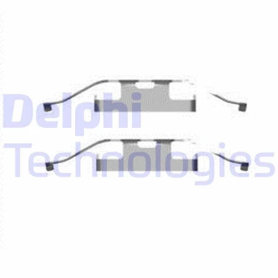 Imagem de DELPHI LX0596 Kit de acessórios, pastilhas travão VOLKSWAGEN: Touareg I, Transporter 5, 5 Bus