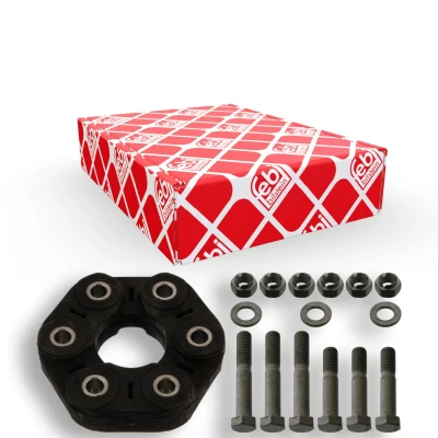 Imagem de FEBI BILSTEIN 43473 Acoplamento do Cardan 96 à frente 135 com parafusos, arruelas planas porcas BMW: 5 Sedan, Touring
