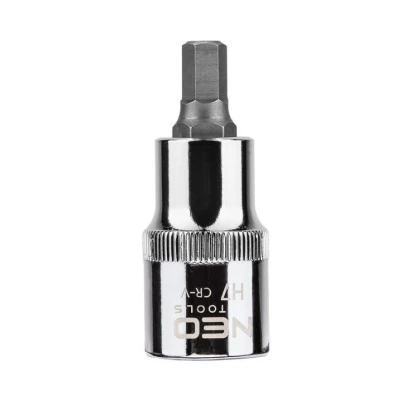 Imagem de NEO TOOLS 08 772 Chave de caixa 1/2 7422 H7 Aço cromo vanádio, para ferramentas Sextavado interior