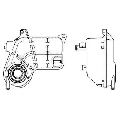 Imagem de MAHLE ORIGINAL CRT 26 000S Depósito de Compensação Refrigerante sem capa, sensor AUDI: A6 C5 Avant, Sedan