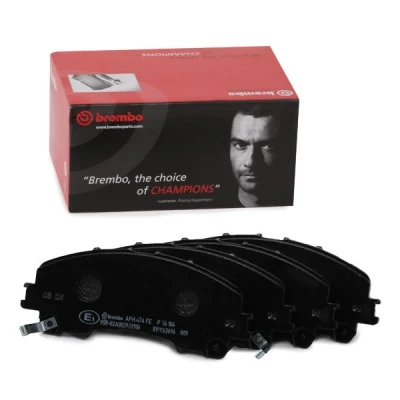 Imagem de BREMBO P 56 106 Jogo de pastilhas para travão disco com avisador sonoro desgaste sem acessórios NISSAN: X Trail, RENAULT: Koleos 2