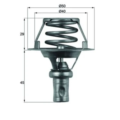 Imagem de MAHLE ORIGINAL TX 66 91D Termóstato, líquido de refrigeração 91 50 com junta RENAULT: CLIO 1, 1 Kasten, Rapid Van