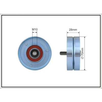 Imagem de CAFFARO 375 99 Polia de Desvio JEEP: Cherokee III