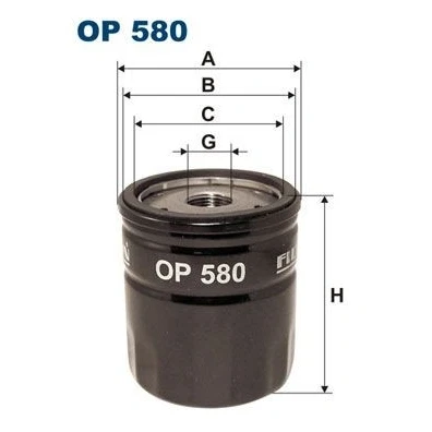 Imagem de Filtros de óleo filtron op580