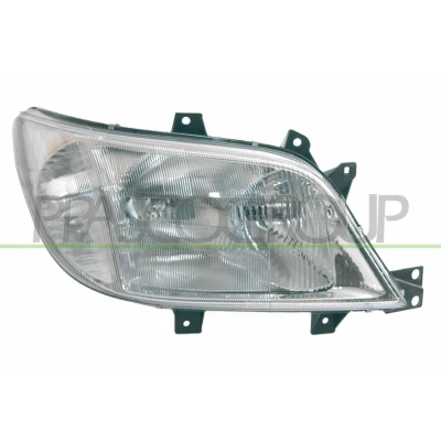 Imagem de PRASCO ME9174703 Farol Principal à direita H1, H3, H7 transparente branco para circulação pela MERCEDES BENZ: Sprinter 3 T Van