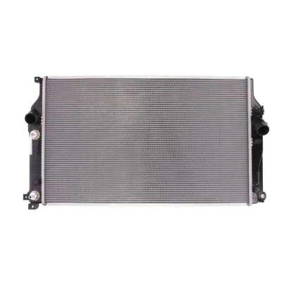 Imagem de NISSENS 646865 Radiador, arrefecimento do motor Alumínio 670 411 26 Aletas de refrigeração soldadas