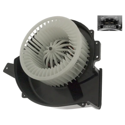 Imagem de FEBI BILSTEIN 49830 Ventilador do Habitáculo para veículo com volante à esquerda motor elétrico SEAT: Ibiza 3, 4, SKODA: Fabia I Hatchback