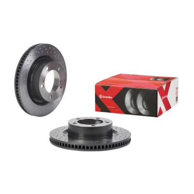 Imagem de BREMBO Disco de travão TOYOTA: Land Cruiser 200, LEXUS: LX III 32mm 5 perfurado/ventilado revestido 09.C500.1X 4351260210,435120C020 Discos