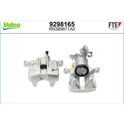 Imagem de FTE 9298165 Pinça de travão cinzento Ferro fundido Eixo traseiro esquerdo sem suporte CITROËN: C8 II