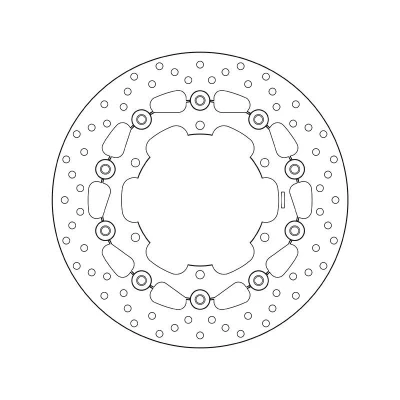 Imagem de BREMBO disco de travão Serie Oro à frente 298mm 5mm 6 perfurado, duas peças, flutuante 78B40830 Discos
