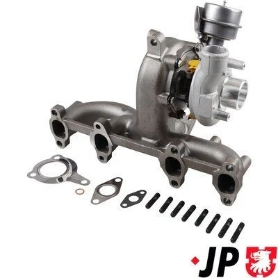 Imagem de JP GROUP 1117401300 Turbocompressor accionado pelos gases de escape incl. Kit juntas VOLKSWAGEN: Golf 4, 4 Variant, Bora Sedan