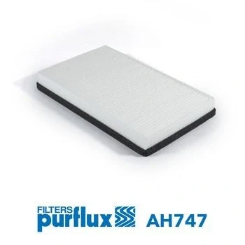Imagem de PURFLUX AH747 Filtro, ar do habitáculo Filtro de pólen 252mm 154mm 35mm