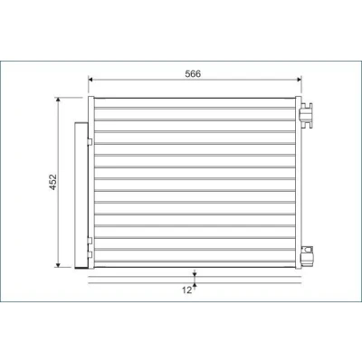 Imagem de VALEO 822569 Condensador com secador Alumínio 452 RENAULT: Megane 4, GRAND SCENIC 4