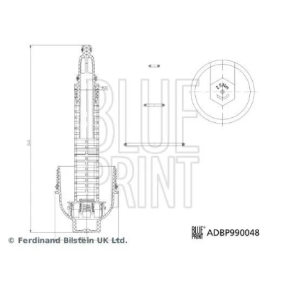 Imagem de BLUE PRINT ADBP990048 Tampa, caixa do filtro de óleo 84mm BMW: 6 Coupe, 3 Touring, Touring