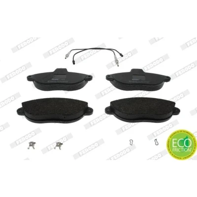 Imagem de FERODO PREMIER ECO FRICTION FVR1002 Jogo de pastilhas para travão disco incl. contacto aviso desgaste com acessórios CITROËN: Jumpy I Van