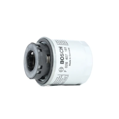 Imagem de BOSCH F 026 407 181 Filtro de óleo 3/4&quot; 16 UNF 2B com duas válvulas retenção aparafusado VOLKSWAGEN: Scirocco III, Polo V Hatchback