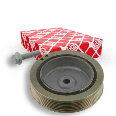Imagem de FEBI BILSTEIN 33708 Polia da cambota 6PK 132 5 com parafuso, para ProKit RENAULT: MEGANE 1, CLIO 2, Scénic 1